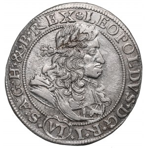 Schlesien under Habsburg, Leopold I, 6 kreuzer 1686, Breslau