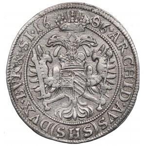 Slesia sotto il dominio asburgico, Leopoldo I, 6 krajcars 1686, Wrocław