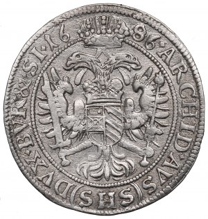 Sliezsko pod vládou Habsburgovcov, Leopold I., 6 krajcars 1686, Wrocław