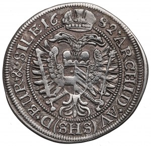 Sliezsko pod vládou Habsburgovcov, Leopold I., 6 krajcars 1682, Wrocław - UNTITLED