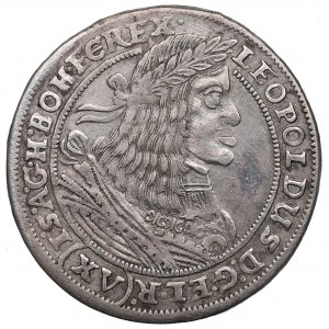 Sliezsko pod vládou Habsburgovcov, Leopold I., 15 krajcars 1661 GH, Wrocław - UNTITLED