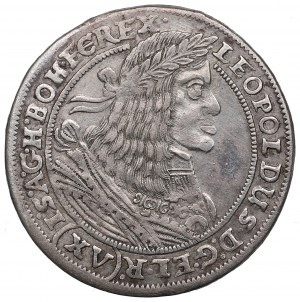 Sliezsko pod vládou Habsburgovcov, Leopold I., 15 krajcars 1661 GH, Wrocław - UNTITLED