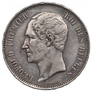 Belgique, 5 francs 1853