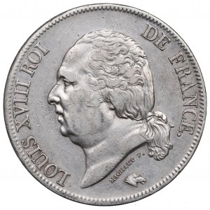Francia, 5 franchi 1823, Parigi