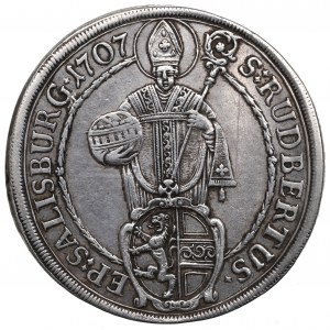 Austria, Archbishopic of Salzburg, Thaler 1707