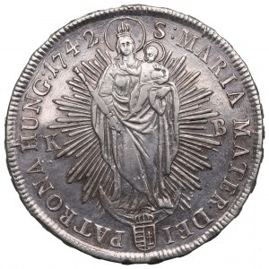 Hungary, Maria Theresia, Thaler 1742, Kremnitz