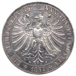 Allemagne, Francfort, Thaler 1857