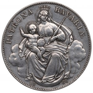 Allemagne, Bavière, Louis II, Thaler 1866