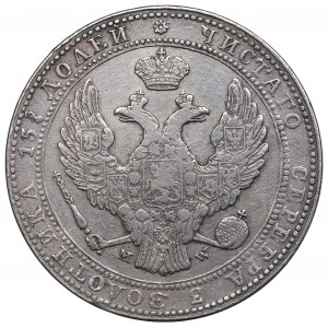 Partizione russa, Nicola I, 3/4 rubli=5 oro 1838 MW, Varsavia