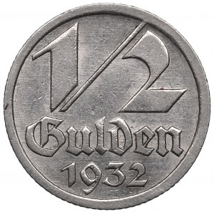 Wolne Miasto Gdańsk, 1/2 guldena 1932