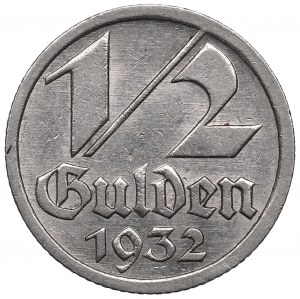 Free city of Danzig, 1/2 gulden 1932