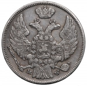 Poland under Russia, Nicholas I, 15 kopecks=1 zloty 1836 MW