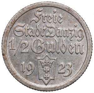 Wolne Miasto Gdańsk, 1/2 guldena 1923