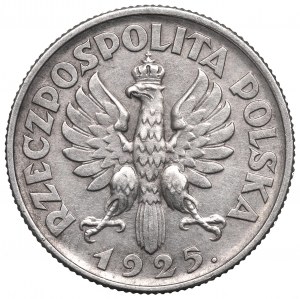 II RP, 1 zloty 1925 (con punto), Londra Donna e orecchie