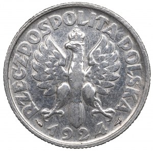 II Republic of Poland, 2 zloty 1924, Paris