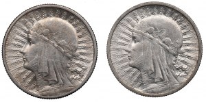 II RP, Zestaw 2 złote 1932-34