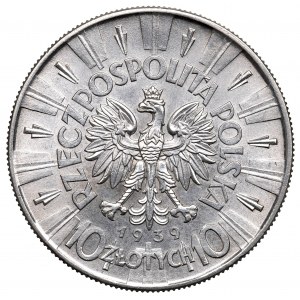II RP, 10 złotych 1939 Piłsudski
