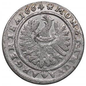 Slezsko, knížectví legnicko-brzesko-wołowskie, 15 kč 1664