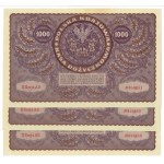 II RP, Satz von 1000 Polnischen Mark 1919 II SERIE AE 6 Stück