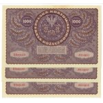 II RP, serie di 1000 marchi polacchi 1919 II SERIE AE 6 pezzi