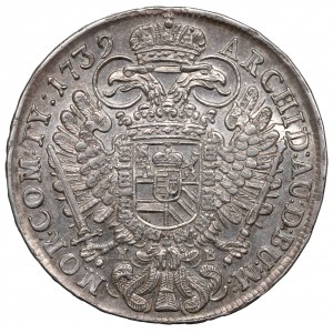 Ungheria, Carlo VI, Thaler 1739