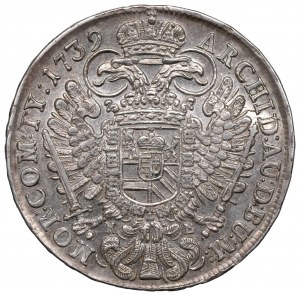 Maďarsko, Karol VI, Thaler 1739