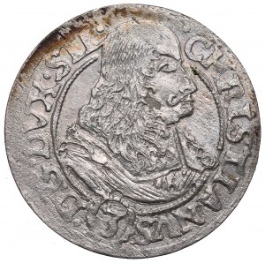 Sliezsko, vojvodstvo Legnicko-Brzesko-Wołowskie, 3 krajcary 1669, Brzeg