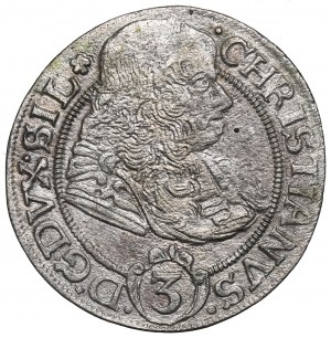 Silesia, Georg Wilhelm, 3 kreuzer 1670, Brieg