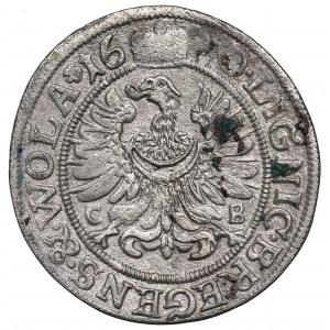 Silésie, Duché de Legnicko-Brzesko-Wołowskie, Chrystian, 3 krajcary 1670, Brzeg