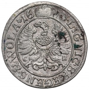 Silésie, Duché de Legnicko-Brzesko-Wołowskie, Chrystian, 3 krajcary 1670, Brzeg