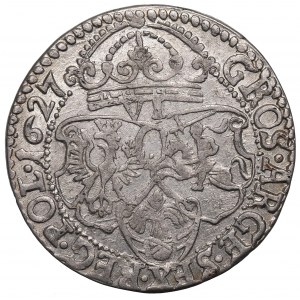 Zygmunt III Waza, Sixpence 1627, Cracovie - UNTITLED