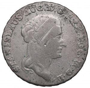 Stanislas Auguste Poniatowski, Deux zlotys 1789 EB