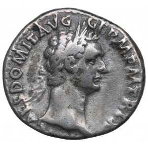 Římská říše, Domitian, Denár - IMP XXI COS XV CENS P P