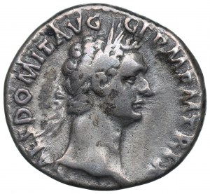 Rímska ríša, Domitian, Denár - IMP XXI COS XV CENS P P