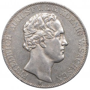 Germany, Saxony, 2 thaler=3-1/2 gulden 1850