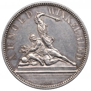 Suisse, 5 Francs 1861 - Festival de tir de Nidwald