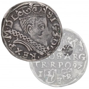 Sigismondo III Vasa, Trojak 1597, Lublino - RARO