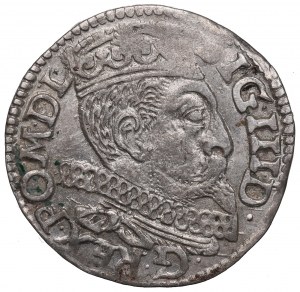 Sigismond III Vasa, Trojak 1600, Poznań - P à côté de l'aigle