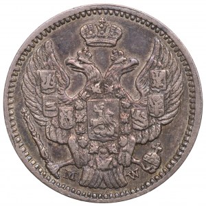 Poland under Russia, Nicholas I, 20 kopecks=40 groschen 1850 MW