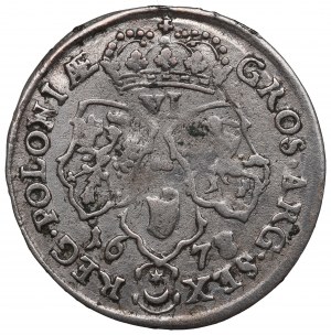 Jan III Sobieski, Szóstak 1678, Bydgoszcz - Leliwa w tarczy typu polskiego