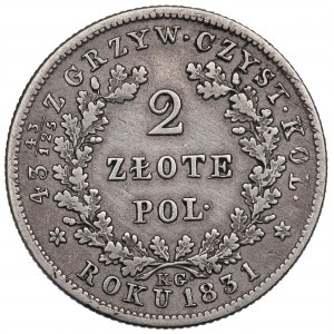 Rivolta di novembre, 2 zloty 1831 - Pogoń con fodero
