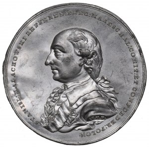 Stanislaw August Poniatowski, Stanislaw Malachowski Medaille - einseitiger Druck
