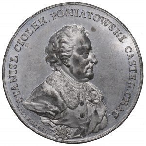 Stanislaw August Poniatowski, Graf Poniatowski Medaille - einseitiger Druck