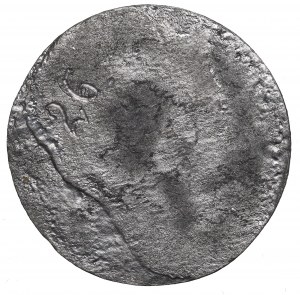Stanisław August Poniatowski, jednostronna odbitka awersu monet próbnych