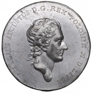Stanislaw August Poniatowski, one-sided print of the obverse of the medals