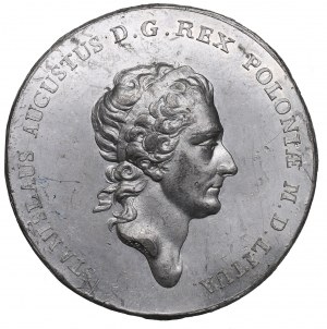 Stanislaw August Poniatowski, one-sided print of the obverse of the medals