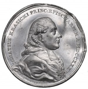 Stanisław August Poniatowski, Medal Ignacy Krasicki - jednostronna odbitka