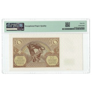 GG, 10 złotych 1940 L WWII London Counterfeit - PMG 66 EPQ