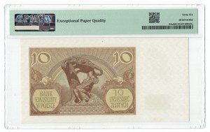 GG, 10 gold 1940 L WWII London Counterfeit - PMG 66 EPQ