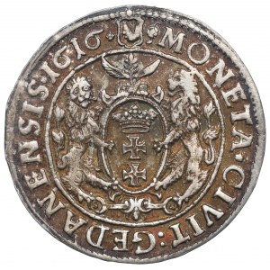 Zygmunt III Waza, Ort 1616, Gdańsk - popiersie z kołnierzem